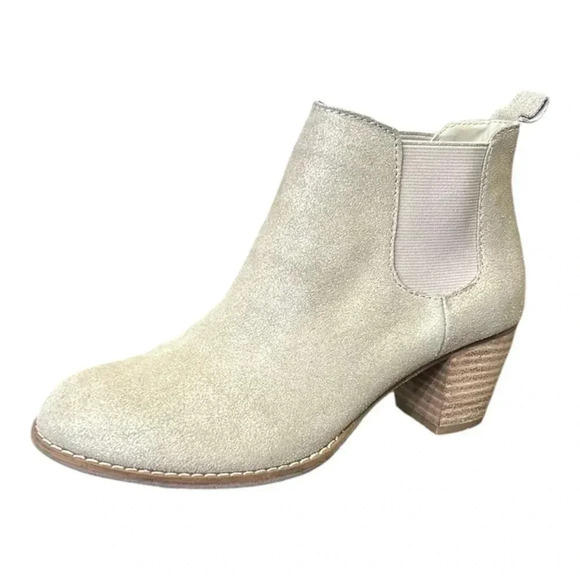 Anthropologie Bellissima Dolce Vita Ankle Boots Booties in Sand Size 6.5 - Picture 5 of 12